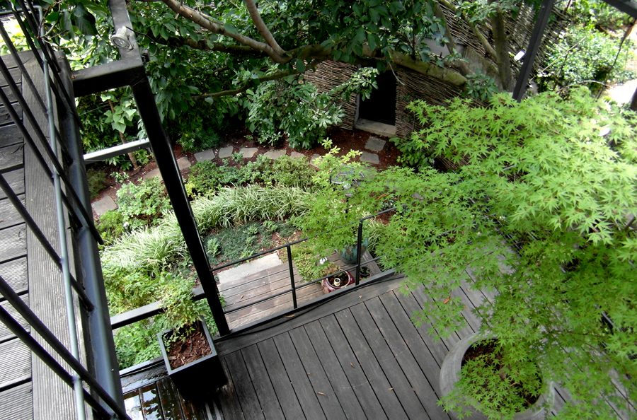 Architecte paysagiste jardin contemporain